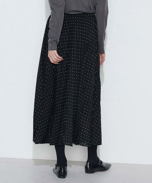 COMME CA COMFORT / コムサ・コンフォート（Lサイズ） ロング・マキシ丈スカート | 〔 TALLサイズ 〕 ドットプリント プリーツスカート | 詳細17