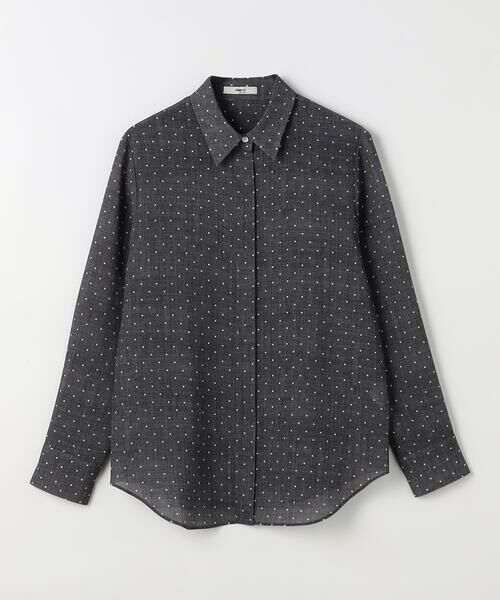 COMME CA COMFORT / コムサ・コンフォート（Lサイズ） シャツ・ブラウス | 〔 TALLサイズ 〕 ドットプリント ボウタイシャツ | 詳細6