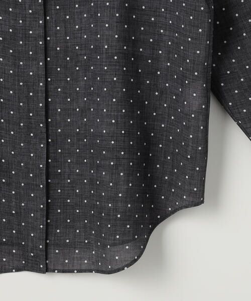 COMME CA COMFORT / コムサ・コンフォート（Lサイズ） シャツ・ブラウス | 〔 TALLサイズ 〕 ドットプリント ボウタイシャツ | 詳細11