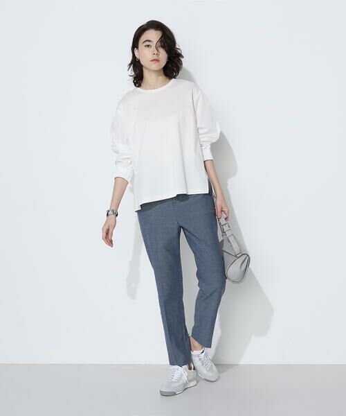 COMME CA COMFORT / コムサ・コンフォート（Lサイズ） カットソー | 〔 TALLサイズ 〕 TCポンチ 異素材プルオーバー | 詳細1