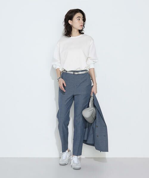 COMME CA COMFORT / コムサ・コンフォート（Lサイズ） カットソー | 〔 TALLサイズ 〕 TCポンチ 異素材プルオーバー | 詳細3