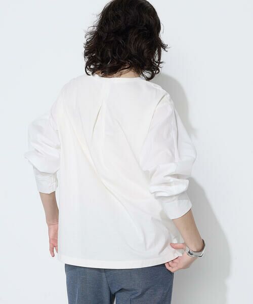 COMME CA COMFORT / コムサ・コンフォート（Lサイズ） カットソー | 〔 TALLサイズ 〕 TCポンチ 異素材プルオーバー | 詳細5