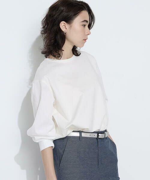 COMME CA COMFORT / コムサ・コンフォート（Lサイズ） カットソー | 〔 TALLサイズ 〕 TCポンチ 異素材プルオーバー | 詳細6