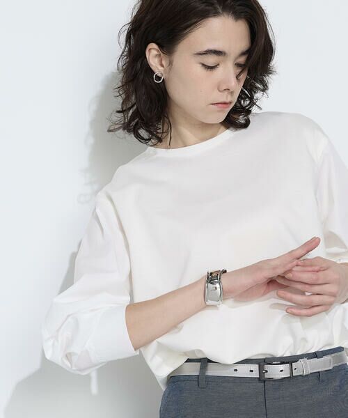 COMME CA COMFORT / コムサ・コンフォート（Lサイズ） カットソー | 〔 TALLサイズ 〕 TCポンチ 異素材プルオーバー | 詳細7