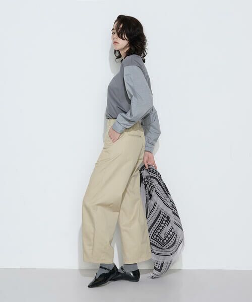 COMME CA COMFORT / コムサ・コンフォート（Lサイズ） カットソー | 〔 TALLサイズ 〕 TCポンチ 異素材プルオーバー | 詳細12