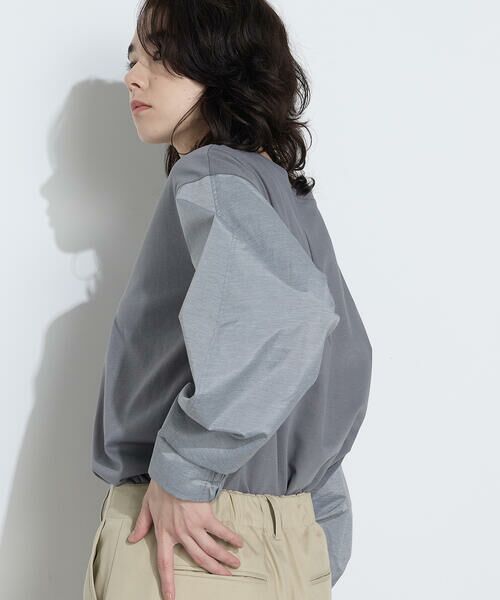 COMME CA COMFORT / コムサ・コンフォート（Lサイズ） カットソー | 〔 TALLサイズ 〕 TCポンチ 異素材プルオーバー | 詳細14