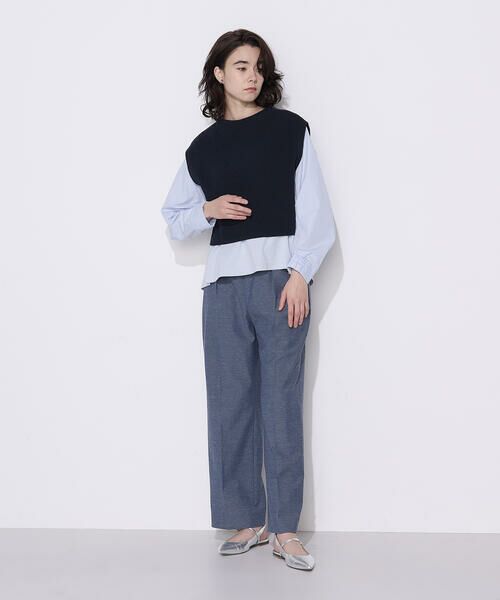 COMME CA COMFORT / コムサ・コンフォート（Lサイズ） カットソー | 〔 TALLサイズ 〕 TCポンチ 異素材プルオーバー | 詳細21