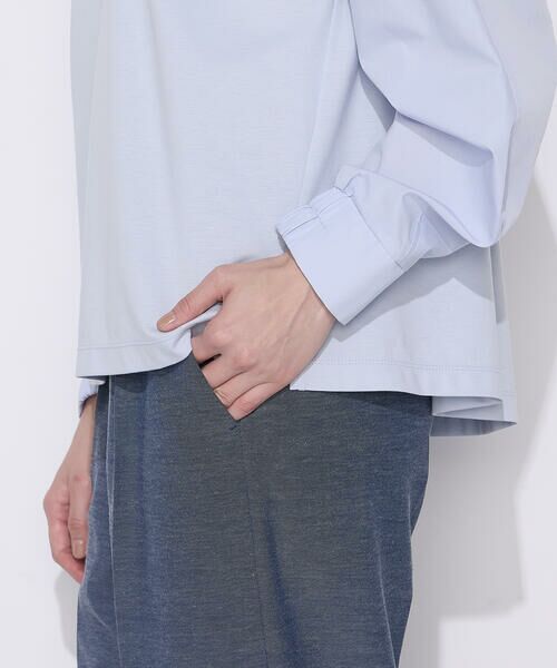 COMME CA COMFORT / コムサ・コンフォート（Lサイズ） カットソー | 〔 TALLサイズ 〕 TCポンチ 異素材プルオーバー | 詳細24