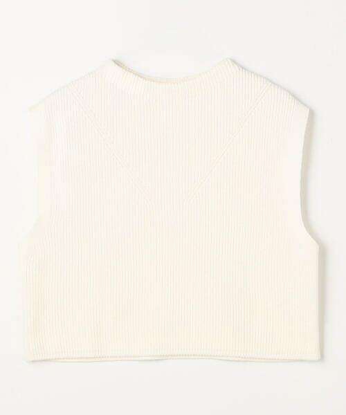 COMME CA COMFORT / コムサ・コンフォート（Lサイズ） ニット・セーター | 〔 TALLサイズ 〕 コットンポリエステルリリヤーン 前後切り替えベスト | 詳細8