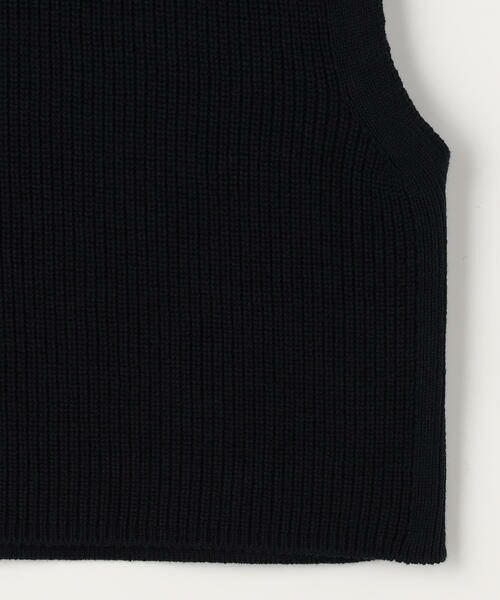 COMME CA COMFORT / コムサ・コンフォート（Lサイズ） ニット・セーター | 〔 TALLサイズ 〕 コットンポリエステルリリヤーン 前後切り替えベスト | 詳細27