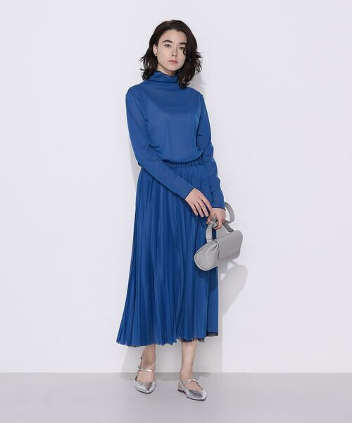 COMME CA COMFORT / コムサ・コンフォート（Lサイズ） カットソー | 〔 TALLサイズ 〕 ソフトチュール×ウーリー分繊トリコット広巾 プルオーバー | 詳細19