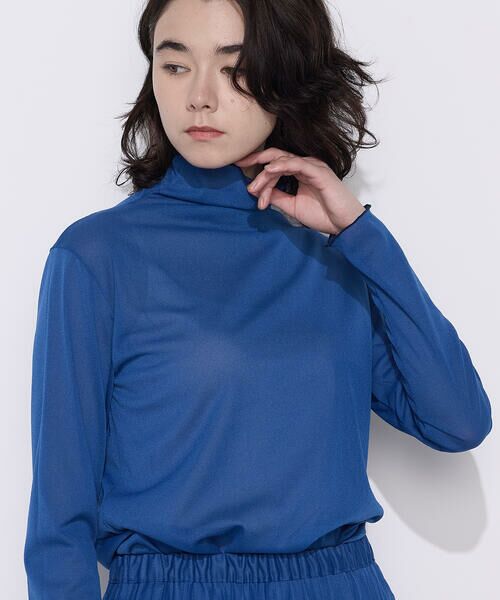 COMME CA COMFORT / コムサ・コンフォート（Lサイズ） カットソー | 〔 TALLサイズ 〕 ソフトチュール×ウーリー分繊トリコット広巾 プルオーバー | 詳細24