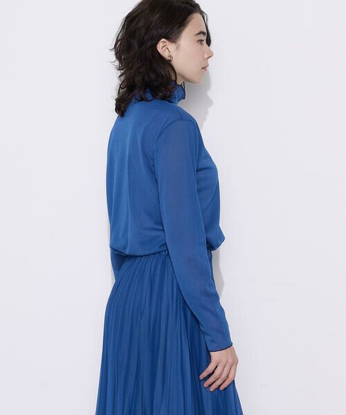 COMME CA COMFORT / コムサ・コンフォート（Lサイズ） カットソー | 〔 TALLサイズ 〕 ソフトチュール×ウーリー分繊トリコット広巾 プルオーバー | 詳細25