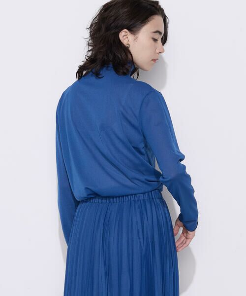 COMME CA COMFORT / コムサ・コンフォート（Lサイズ） カットソー | 〔 TALLサイズ 〕 ソフトチュール×ウーリー分繊トリコット広巾 プルオーバー | 詳細26