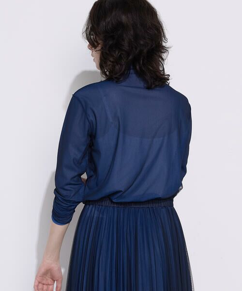 COMME CA COMFORT / コムサ・コンフォート（Lサイズ） カットソー | 〔 TALLサイズ 〕 ソフトチュール×ウーリー分繊トリコット広巾 プルオーバー | 詳細29