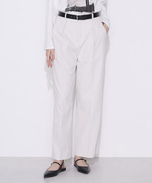 COMME CA COMFORT / コムサ・コンフォート（Lサイズ） セットアップ | 〔 TALLサイズ 〕 ドライオックス ワイドパンツ（07:キナリ）