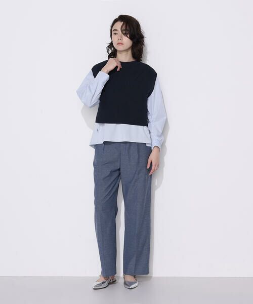 COMME CA COMFORT / コムサ・コンフォート（Lサイズ） セットアップ | 〔 TALLサイズ 〕 ドライオックス ワイドパンツ | 詳細8