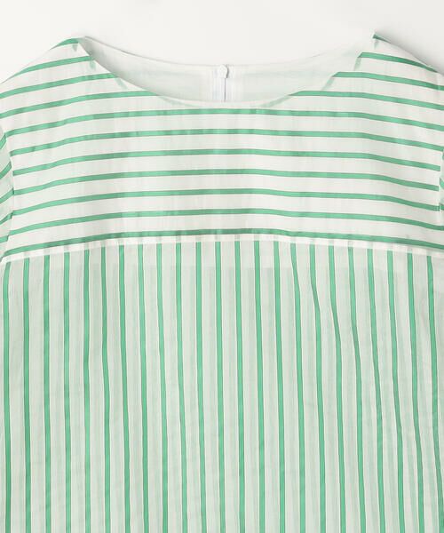 COMME CA COMFORT / コムサ・コンフォート（Lサイズ） シャツ・ブラウス | 〔 TALLサイズ 〕 キュプラリネン コットンシルクストライププルオーバー | 詳細9