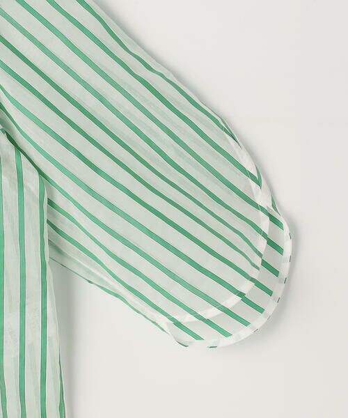 COMME CA COMFORT / コムサ・コンフォート（Lサイズ） シャツ・ブラウス | 〔 TALLサイズ 〕 キュプラリネン コットンシルクストライププルオーバー | 詳細12