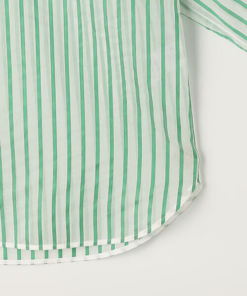 COMME CA COMFORT / コムサ・コンフォート（Lサイズ） シャツ・ブラウス | 〔 TALLサイズ 〕 キュプラリネン コットンシルクストライププルオーバー | 詳細13