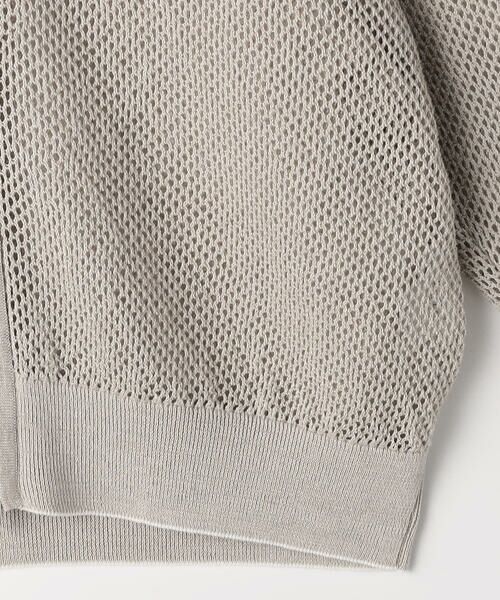 COMME CA COMFORT / コムサ・コンフォート（Lサイズ） カーディガン・ボレロ | 〔 TALLサイズ 〕 リネンメッシュ ジップアップカーディガン | 詳細23