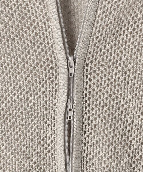 COMME CA COMFORT / コムサ・コンフォート（Lサイズ） カーディガン・ボレロ | 〔 TALLサイズ 〕 リネンメッシュ ジップアップカーディガン | 詳細24