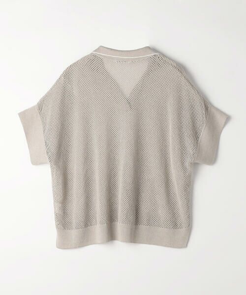 COMME CA COMFORT / コムサ・コンフォート（Lサイズ） ニット・セーター | 〔 TALLサイズ 〕 リネンメッシュ スキッパープルオーバー | 詳細16