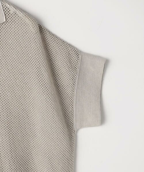 COMME CA COMFORT / コムサ・コンフォート（Lサイズ） ニット・セーター | 〔 TALLサイズ 〕 リネンメッシュ スキッパープルオーバー | 詳細18