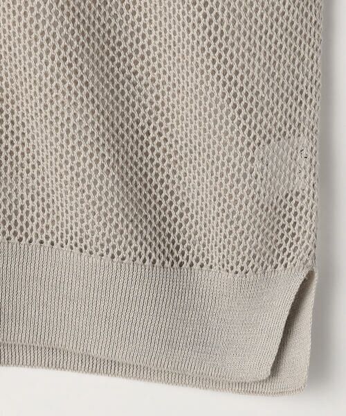 COMME CA COMFORT / コムサ・コンフォート（Lサイズ） ニット・セーター | 〔 TALLサイズ 〕 リネンメッシュ スキッパープルオーバー | 詳細19