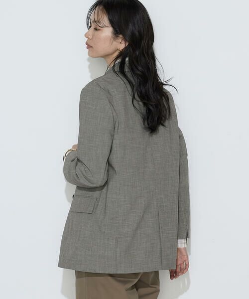 COMME CA COMFORT / コムサ・コンフォート（Lサイズ） テーラードジャケット | 〔 TALLサイズ 〕 ストレッチミニ千鳥 ジャケット | 詳細18