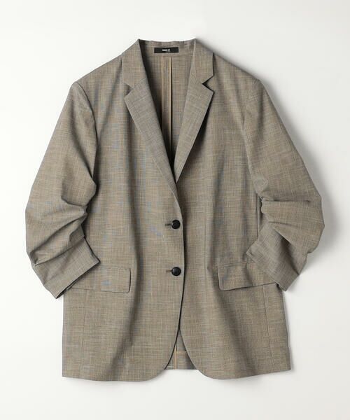 COMME CA COMFORT / コムサ・コンフォート（Lサイズ） テーラードジャケット | 〔 TALLサイズ 〕 ストレッチミニ千鳥 ジャケット | 詳細26