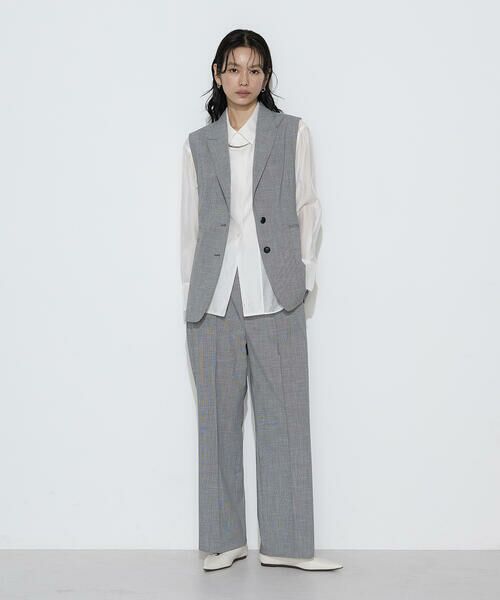 COMME CA COMFORT / コムサ・コンフォート（Lサイズ） その他パンツ | 〔 TALLサイズ 〕 ストレッチミニ千鳥 パンツ | 詳細1