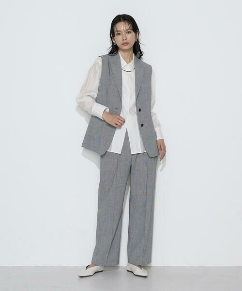 COMME CA COMFORT / コムサ・コンフォート（Lサイズ） その他パンツ | 〔 TALLサイズ 〕 ストレッチミニ千鳥 パンツ | 詳細2