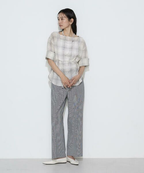 COMME CA COMFORT / コムサ・コンフォート（Lサイズ） その他パンツ | 〔 TALLサイズ 〕 ストレッチミニ千鳥 パンツ | 詳細4