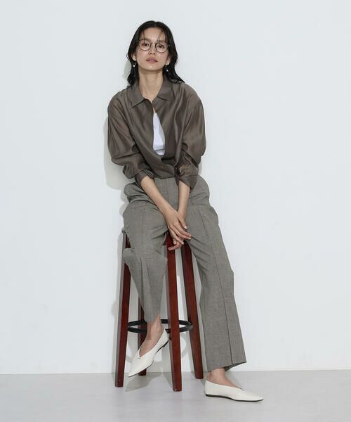 COMME CA COMFORT / コムサ・コンフォート（Lサイズ） その他パンツ | 〔 TALLサイズ 〕 ストレッチミニ千鳥 パンツ | 詳細9