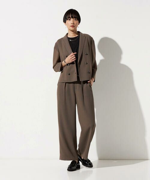 COMME CA COMFORT / コムサ・コンフォート（Lサイズ） テーラードジャケット | 〔 TALLサイズ 〕 【セットアップ対応】シアーチェックジャケット | 詳細12