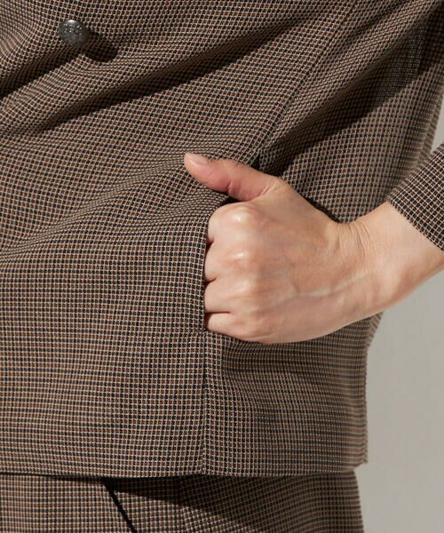 COMME CA COMFORT / コムサ・コンフォート（Lサイズ） テーラードジャケット | 〔 TALLサイズ 〕 【セットアップ対応】シアーチェックジャケット | 詳細19