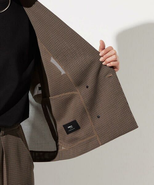 COMME CA COMFORT / コムサ・コンフォート（Lサイズ） テーラードジャケット | 〔 TALLサイズ 〕 【セットアップ対応】シアーチェックジャケット | 詳細21