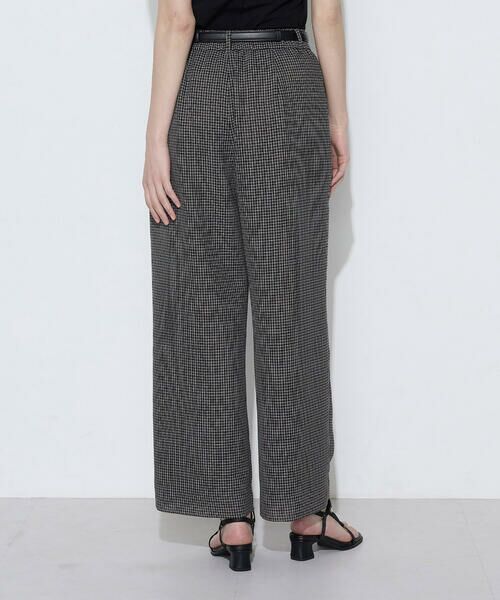 COMME CA COMFORT / コムサ・コンフォート（Lサイズ） その他パンツ | 〔 TALLサイズ 〕 【セットアップ対応】シアーチェックタックパンツ | 詳細4