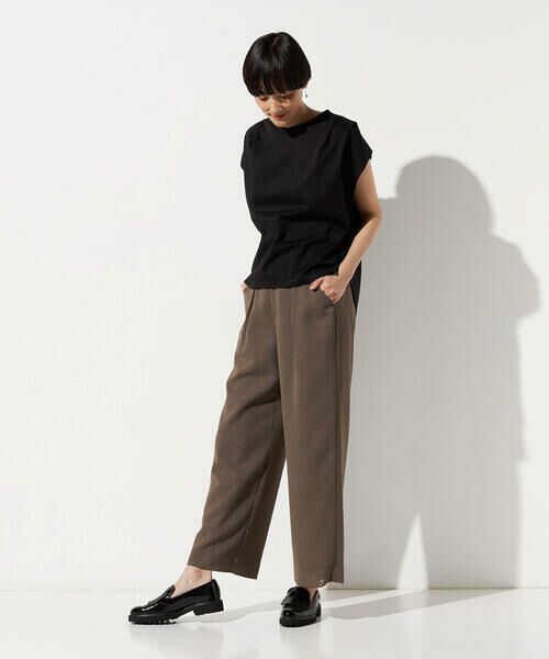 COMME CA COMFORT / コムサ・コンフォート（Lサイズ） その他パンツ | 〔 TALLサイズ 〕 【セットアップ対応】シアーチェックタックパンツ | 詳細11