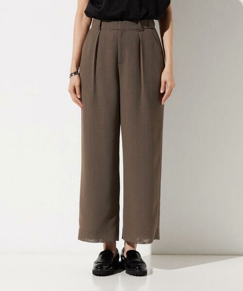 COMME CA COMFORT / コムサ・コンフォート（Lサイズ） その他パンツ | 〔 TALLサイズ 〕 【セットアップ対応】シアーチェックタックパンツ | 詳細14