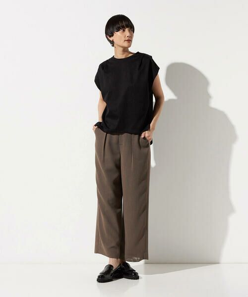 COMME CA COMFORT / コムサ・コンフォート（Lサイズ） その他パンツ | 〔 TALLサイズ 〕 【セットアップ対応】シアーチェックタックパンツ | 詳細10