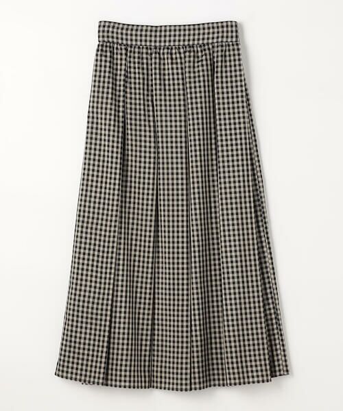 COMME CA COMFORT / コムサ・コンフォート（Lサイズ） ロング・マキシ丈スカート | 〔 TALLサイズ 〕 先染めシアーチェック タックスカート | 詳細12