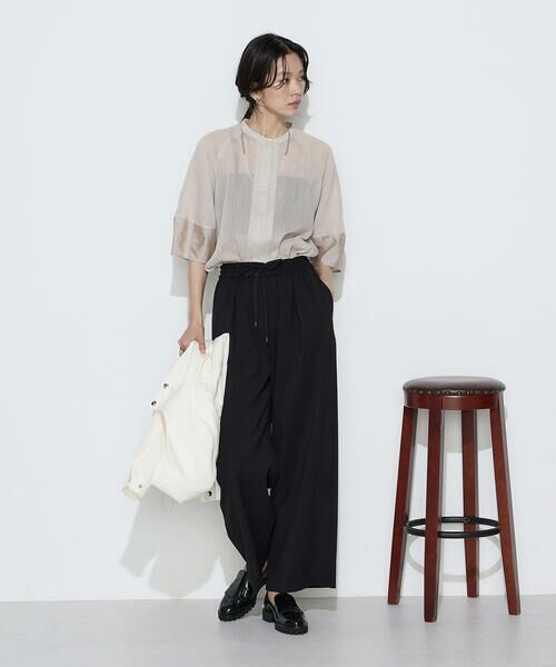 COMME CA COMFORT / コムサ・コンフォート（Lサイズ） その他パンツ | 〔 TALLサイズ 〕 トリポリカラミ ワイドパンツ | 詳細2