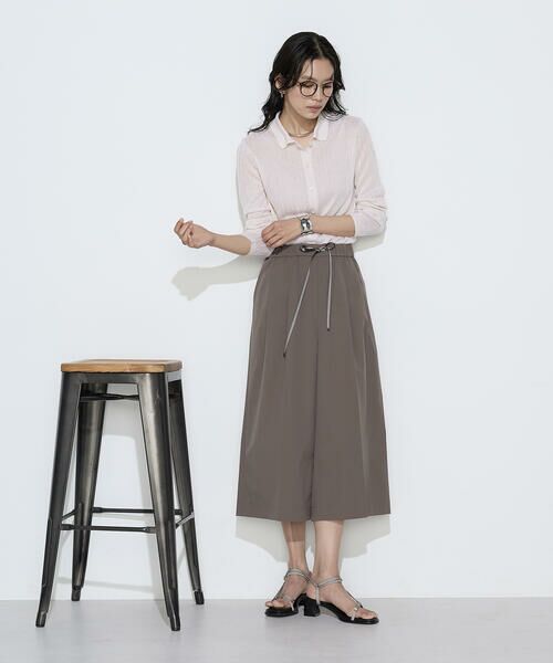 COMME CA COMFORT / コムサ・コンフォート（Lサイズ） カーディガン・ボレロ | 〔 TALLサイズ 〕 レーヨンイタリア糸 ワイドリブポロカーディガン | 詳細1