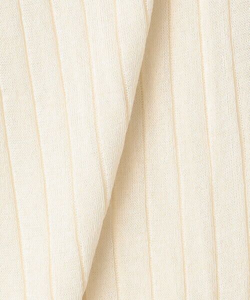 COMME CA COMFORT / コムサ・コンフォート（Lサイズ） カーディガン・ボレロ | 〔 TALLサイズ 〕 レーヨンイタリア糸 ワイドリブポロカーディガン | 詳細13