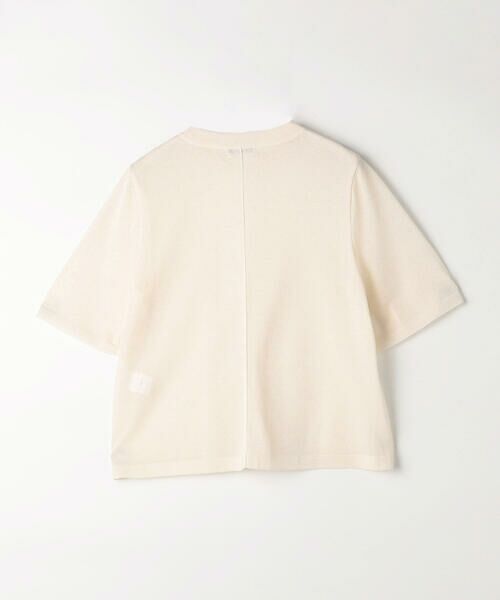 COMME CA COMFORT / コムサ・コンフォート（Lサイズ） ニット・セーター | 〔 TALLサイズ 〕 レーヨンイタリア糸 半袖プルオーバー | 詳細8