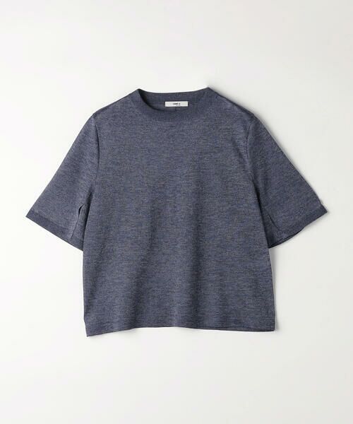 COMME CA COMFORT / コムサ・コンフォート（Lサイズ） ニット・セーター | 〔 TALLサイズ 〕 レーヨンイタリア糸 半袖プルオーバー | 詳細20