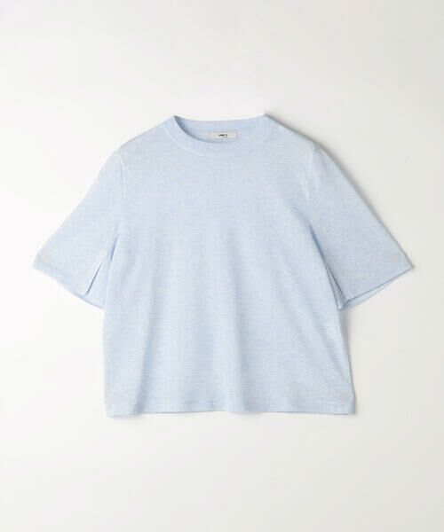 COMME CA COMFORT / コムサ・コンフォート（Lサイズ） ニット・セーター | 〔 TALLサイズ 〕 レーヨンイタリア糸 半袖プルオーバー | 詳細26