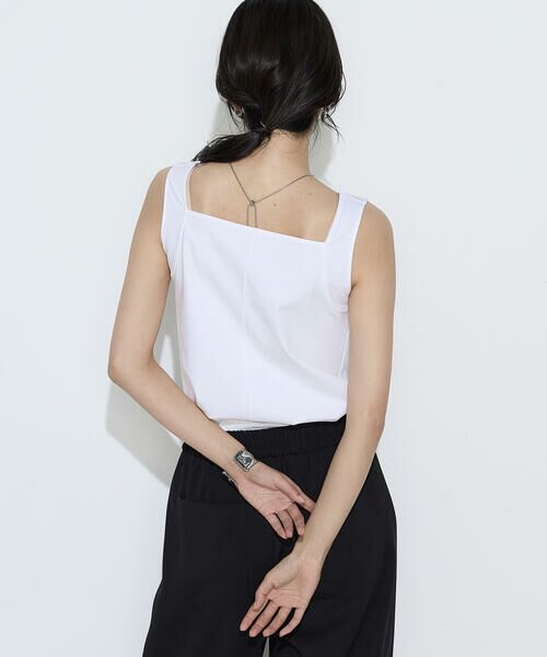 COMME CA COMFORT / コムサ・コンフォート（Lサイズ） タンクトップ | 〔 TALLサイズ 〕 ファインコットンフライス 2WAYインナー | 詳細15
